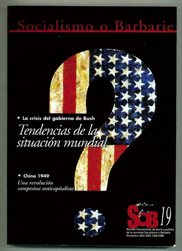 Revista Socialismo O Barbarie N°19- Aavv