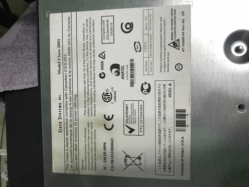 Router 2801 Cisco (Usado)