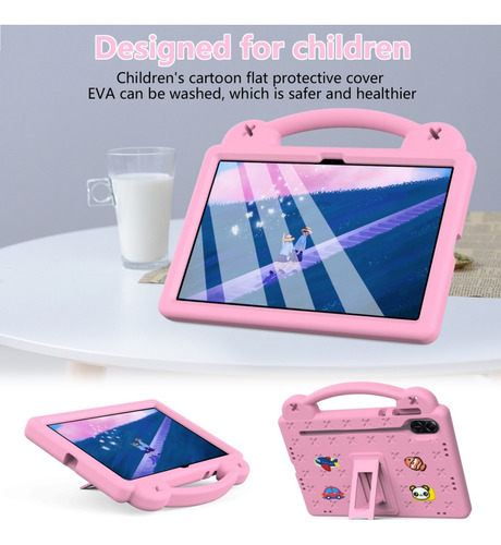 W Funda Eva Para Niños, Color Morado, Para Honor Pad X9