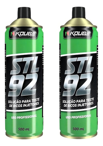 2x Solução Teste Bico Injetor Stl 92 Incolor 500 Ml Koube