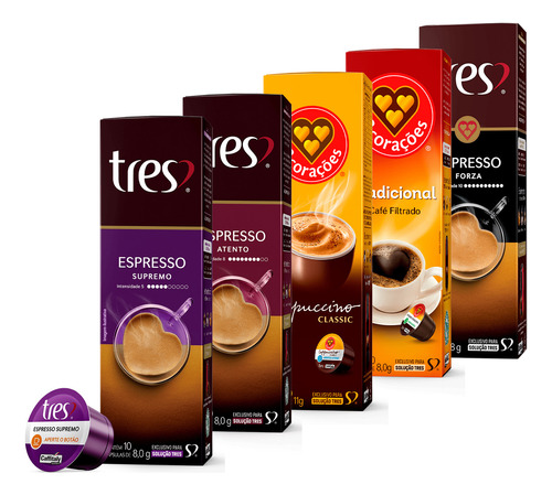 Kit 50 Capsulas Café Três Corações Promoção De Cafés !