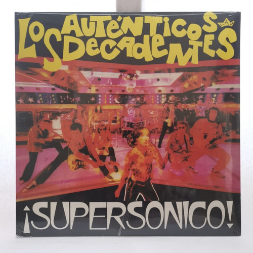 Autenticos  Decadentes Supersonicos Vinilo Nuevo Sellado