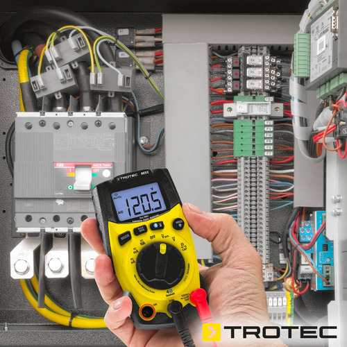 Multimetro Digital Bluetooth Be52 Trotec 12 Mediciones