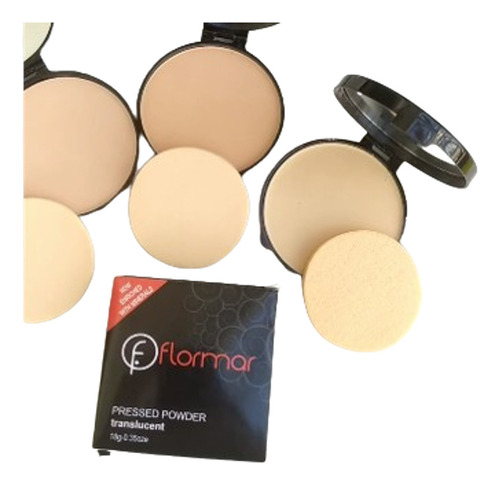 Polvos Compacto Al Mayor Docena Polvo Compacto 10 Gr Flormar