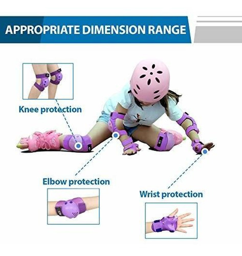 Cke Niños Rodilleras Coderas Protectores Para Niños Niñas 2-
