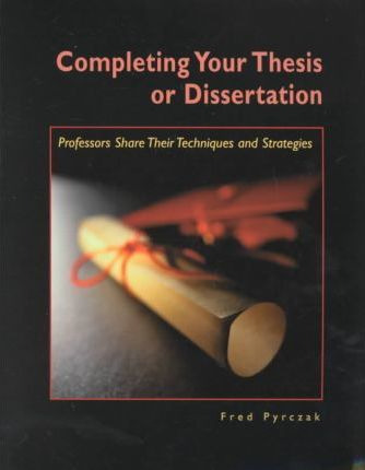 Libro Completing Your Thesis Or Dissertation : Professors...