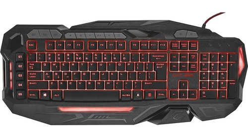 Teclado Gamer Gxt 285 Teclas Programáveis Perfil Led Trust