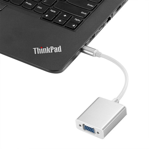 Cabo Adaptador Projetor E Pc Usb 3.1 Tipo C Para Vga N05