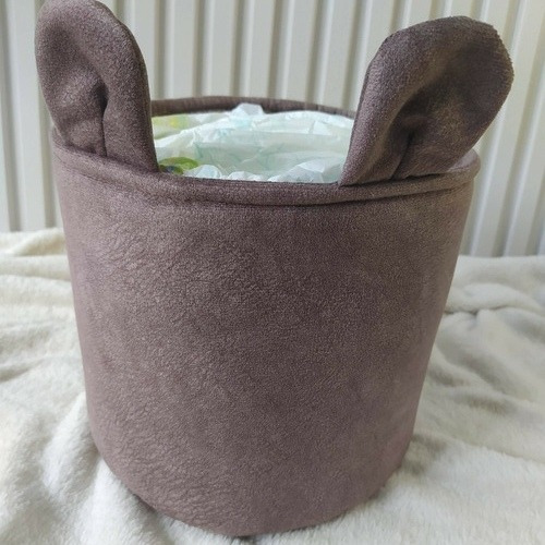 Imagem 6 de 8 de Organizadores Urso Minimalista Quarto De Bebê Cestos Fraldas
