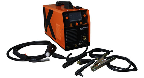 Soldadora Inverter Mig Multiproceso Digital 7,5kva Kushiro Color Rojo Frecuencia 50/60 Hz