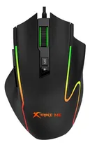 Comprar Mouse Gamer Programable Xtrike Me 9 Boton 12800 Dpi Rgb Usb Color Negro