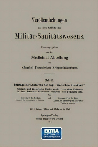 Beitrage Zur Lehre Von Der Sog. Weilschen Krankheit : Kli, De Adolf Hecker. Editorial Springer-verlag Berlin And Heidelberg Gmbh & Co. Kg En Alemán