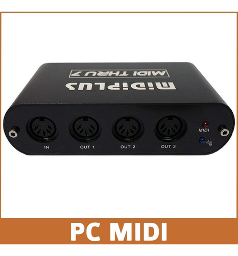Imagen 5 de 10 de Promo Midiplus Midi Thru Interfaz Midi 7 Midi Out 1 Midi In