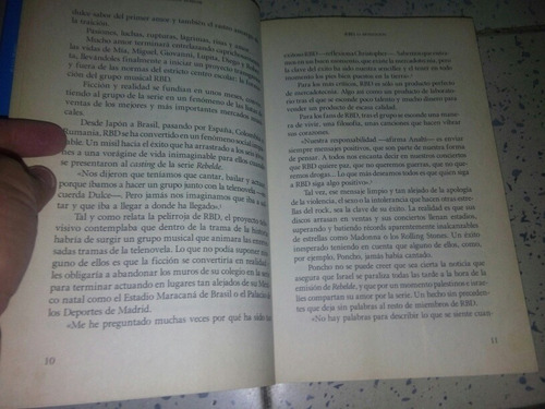 Libro La Revolución Rebelde Rbd Con Dvd Excelente Estado