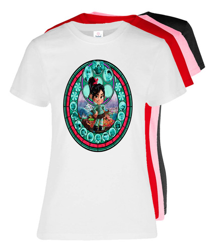 Blusa Mujer Juvenil Colores Princesa Vannellope #1