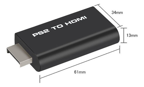 D Convertidor De Ps2 A Para Juegos Hd 480i Con O/video