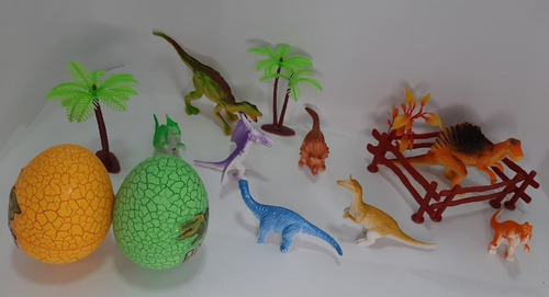 Set De 10 Dinosaurios Juguete Para Niños Didáctico Navidad