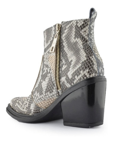 Imagen 4 de 6 de Botitas Botinetas Botas De Mujer De Cuero Olivia - Ferraro