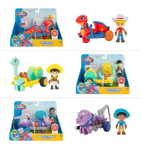 Dino Ranch Figura + Vehículo Coleccionables