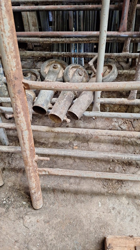 Rueda Fija Fundición Para Andamio Tubular