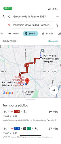 Arriendo Depto Macul Nuevo