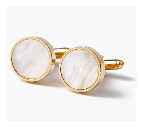 Gemelos Clásicos Para Hombre, Simplemente Accesorios, Oro