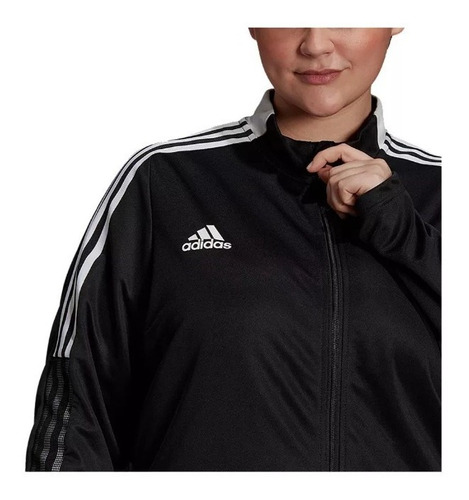Imagen 2 de 5 de Campera adidas Tiro Track Top - Plus Size 3x - Para Dama