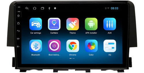 Autoradio Android Honda Civic 2016-2021 4+64gb 8core
