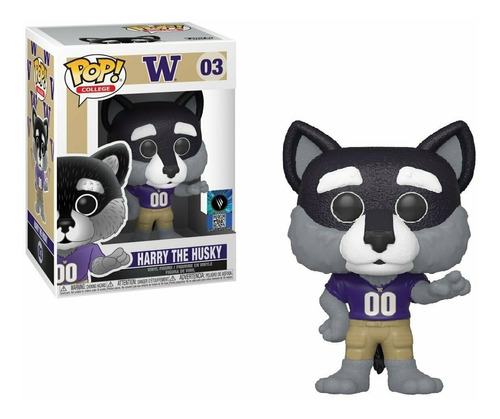 Funko Pop Ncaa University Of Washington Harry The Husky 