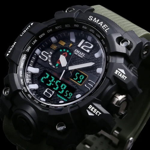 Relógio Smael 1545 Militar Shock Original Pronta Entrega