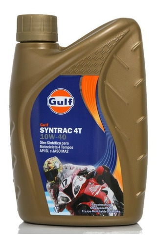 Óleo Motor Gulf 5w40 Syntrac 4t Quadriciclo Moto Sintético