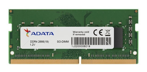 Memória Para Notebook Ddr4 4gb 2666mhz Adata