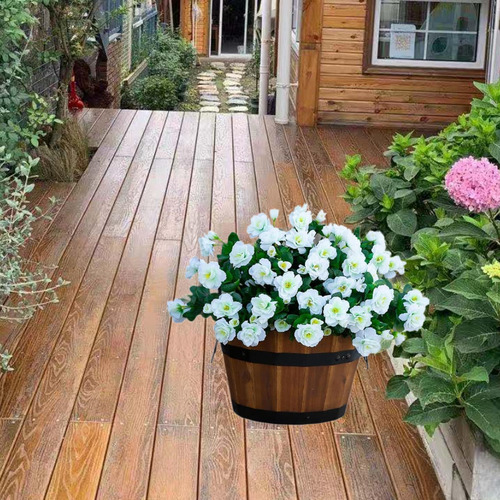 4 Paquetes Flores Artificiales Falsas Decorativas Flower