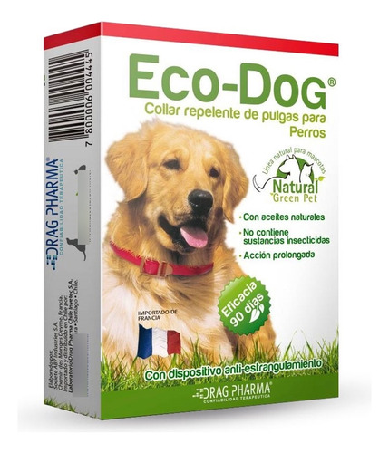 Collar Repelente Para Perros Eco Dog Con Aceites Naturales