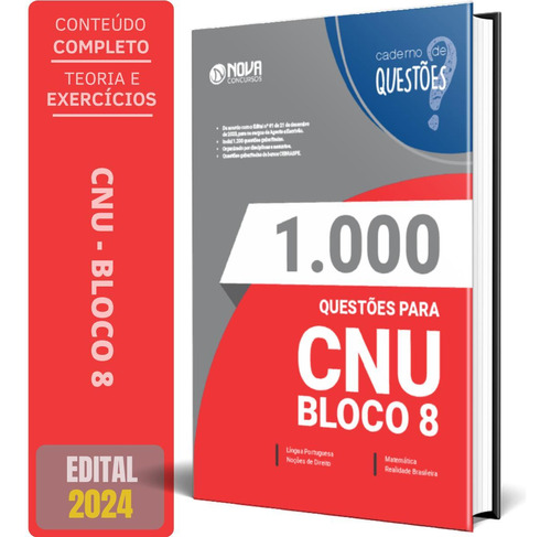 Livro Questões Gabaritadas O Cnu Bloco 8 Nível Intermediário