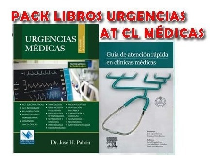 Pack Delgado Guia Clinicas Medicas Y Pabon Urgencias Medicas