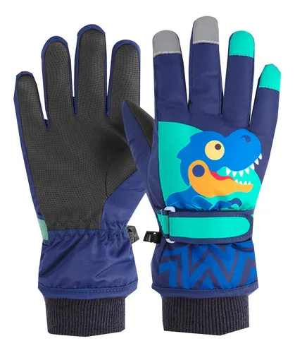 comprar Guante Esqui Lana Para Niño Invierno Felpa Gruesa Calida