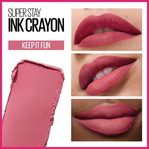 Lápiz Labial Maybelline Super Stay Ink Crayon Precision Tip
