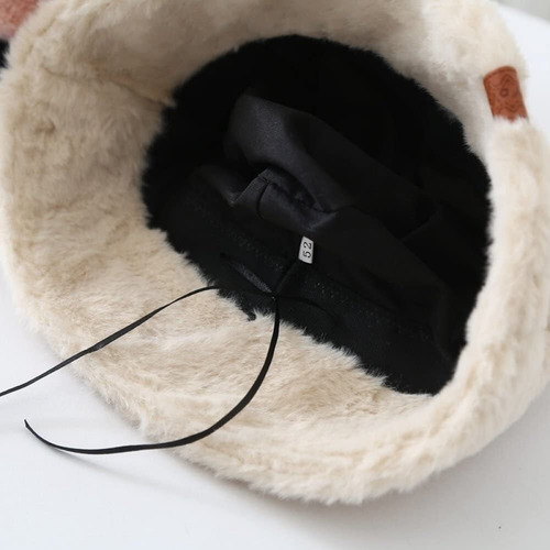 Gorro Pescador De Felpa Para Mujer, Gorro De Pescador Cálido