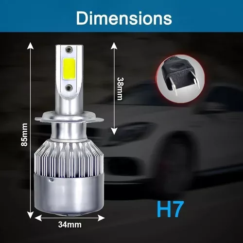 Luces Led H7 Led H7 Ampolleta Led H7 Ampolleta H7 Luces Led