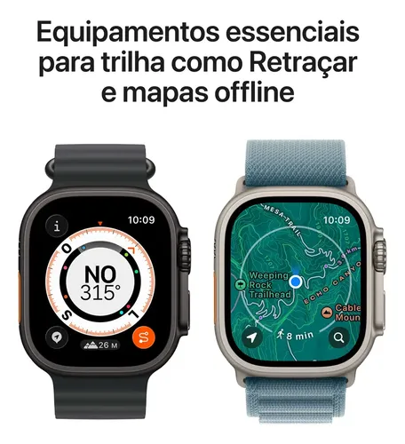 Apple Watch Ultra 3 GPS + Cellular • Caixa preta de titânio – 49