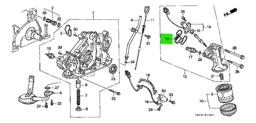 Junta Solenoide Valvula Vtec Acura Mdx 3.7l V6 2008