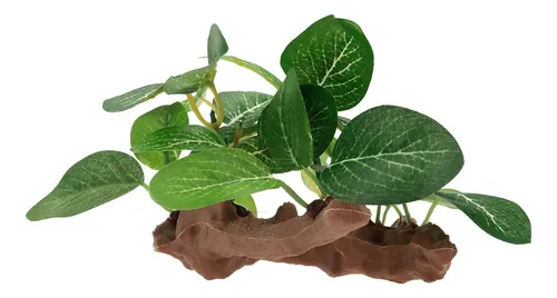 Bitray Peces De Acuario Planta Artificial De Plástico Real.