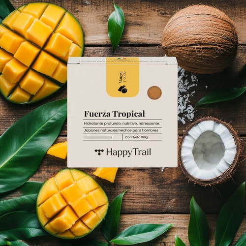 Mango Y Coco | Jabón Para Hombres Ing Naturales Hidratante