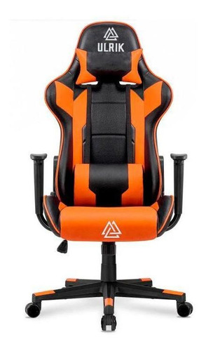 Silla Gamer De Oficina Profesional Ulrik Naranja