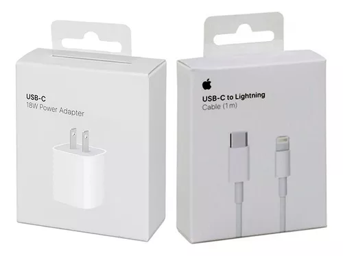 Cargador Apple iPhone 11 / 12 Usb-c 18w Carga Rapida A1720