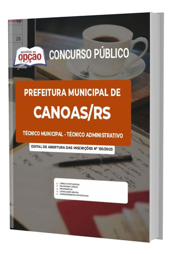 Apostila Canoas Rs - Técnico Municipal Administrativo