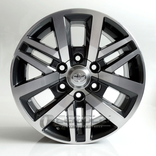 Roda Aro 16 6x139 Toyota Hilux R72 Krmai / Valor Unitário Cor Grafite Diamantado