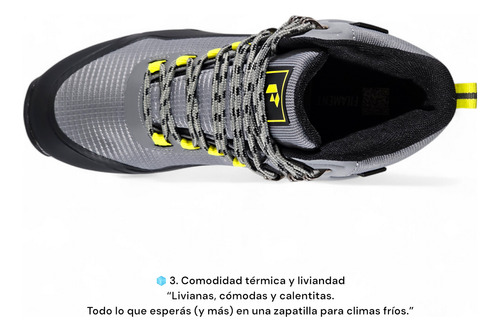 Zapatillas Botas Impermeables Trekking Nieve Hombre Mujer