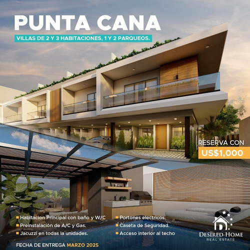 Proyecto De Villas En Venta Ubicado En Punta Cana, Republica Dominicana